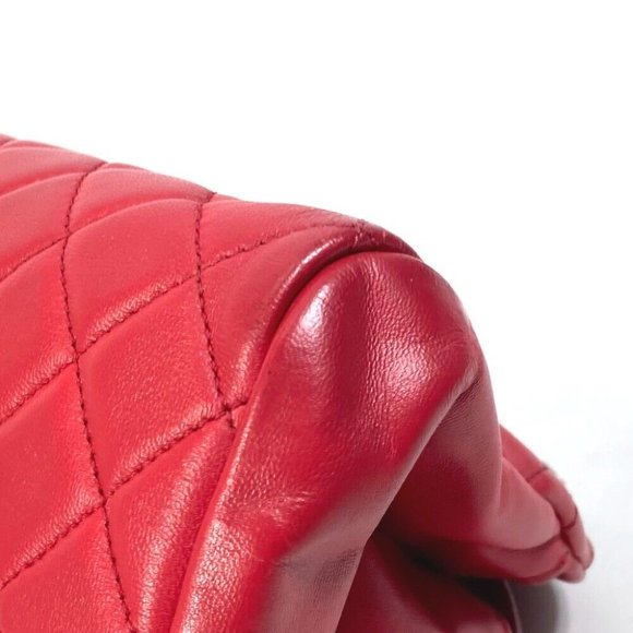 CHANEL CC CC Mark Matelasse Quilted Mini Boston Bag Double Chain Shoulder Bag - Picture 10 of 16